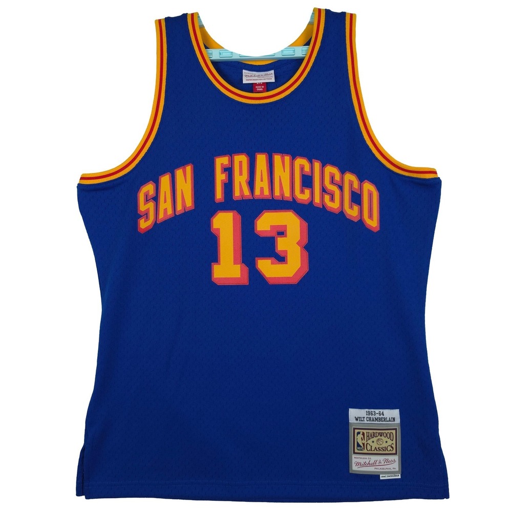 Wilt Chamberlain San Francicso Warriors Mitchell & Ness NBA Medium Jersey NWT